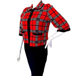 Designers Originals Plaid Elbow Cardigan LP